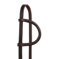 Western hoofdstel Lakota One Ear Geolied Bruin