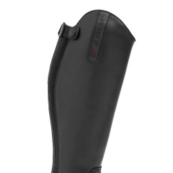 Kinderrijlaarzen Supreme wide calf met veters Zwart