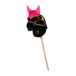 Oornet voor hobbyhorse Equestro Fuchsia Roze Oornet voor hobbyhorse Equestro Fuchsia Roze
