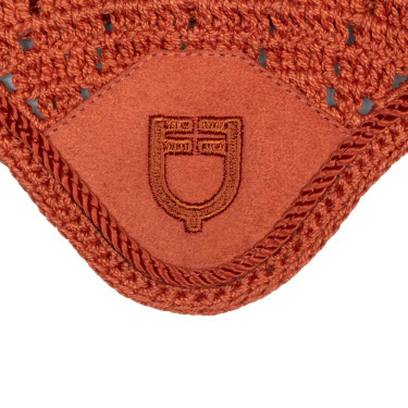 Oornetje voor Equestro speelgoedpaard Baksteenrood