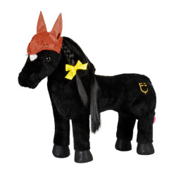 Oornetje voor Equestro speelgoedpaard Baksteenrood