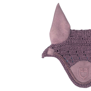 Oornetje voor Equestro speelgoedpaard Donkergrijze roze