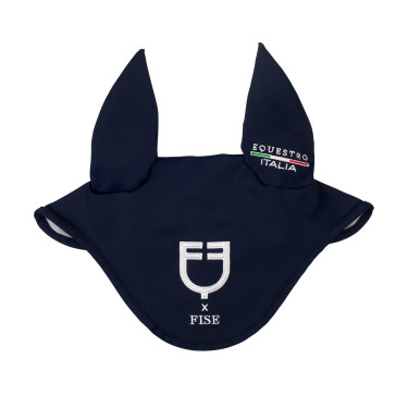 Equestro x FISE oornet van technische stof Marineblazer Marineblauw