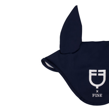 Equestro x FISE oornet van technische stof Marineblazer Marineblauw