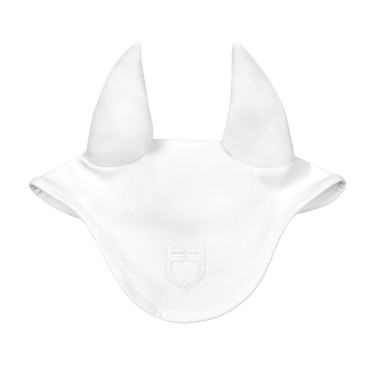 Equestro Silica oornetje met logo Wit