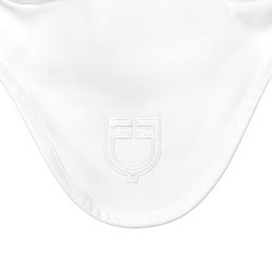 Equestro Silica oornetje met logo Wit