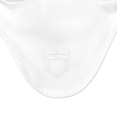 Equestro Silica oornetje met logo Wit