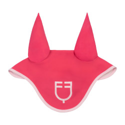 Equestro oornetje met gewatteerde Wave in technische stof Kamperfoelie / ballerina Roze
