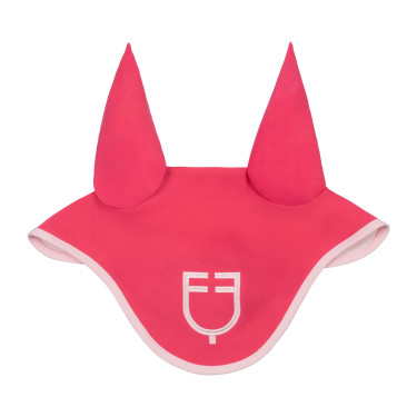 Equestro oornetje met gewatteerde Wave in technische stof Kamperfoelie / ballerina Roze
