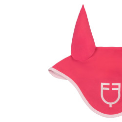 Equestro oornetje met gewatteerde Wave in technische stof Kamperfoelie / ballerina Roze