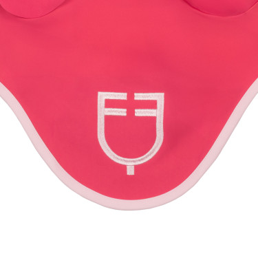 Equestro oornetje met gewatteerde Wave in technische stof Kamperfoelie / ballerina Roze