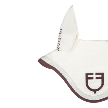 Equestro-vliegendeken met gevlochten koord Antiek wit / bruin