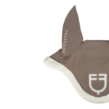Equestro-vliegendeken met gevlochten koord Notenhout / antiek wit Bruin Equestro-vliegendeken met gevlochten koord Notenhout / antiek wit Bruin
