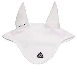 Vliegendeken-oorennet Acavallo Sublime in spandex met siliconen logopatch Wit Vliegendeken-oorennet Acavallo Sublime in spandex met siliconen logopatch Wit