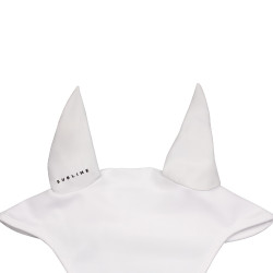 Vliegendeken-oorennet Acavallo Sublime in spandex met siliconen logopatch Wit Vliegendeken-oorennet Acavallo Sublime in spandex met siliconen logopatch Wit