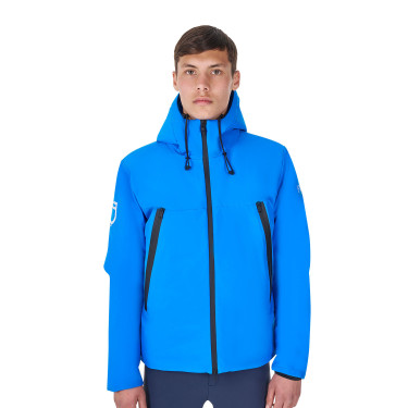 Heren waterdichte jas Equestro x FISE Blauw van Savoye Heren waterdichte jas Equestro x FISE Blauw van Savoye
