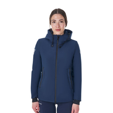 Waterdicht damesjack Equestro x FISE Marineblazer Marineblauw Waterdicht damesjack Equestro x FISE Marineblazer Marineblauw