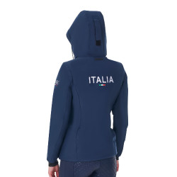 Waterdicht damesjack Equestro x FISE Marineblazer Marineblauw Waterdicht damesjack Equestro x FISE Marineblazer Marineblauw