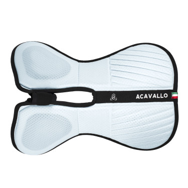 Acavallo Sublime impact 0 schokdemper half paneel vrij schoft voorverhoger Zwart