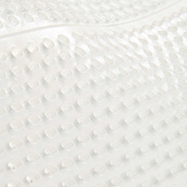 Acavallo Gel NS-S Classic-S halve vlak uitgesneden schokdemper Transparant / natuurlijk schapenvacht