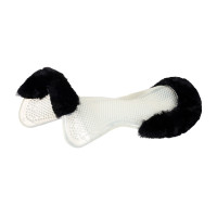 Acavallo Gel NS-S Classic-S vlak uitgesneden schokdemper Transparant / zwart schaap