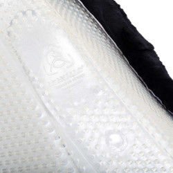 Acavallo Gel NS-S Classic-S vlak uitgesneden schokdemper Transparant / zwart schaap Acavallo Gel NS-S Classic-S vlak uitgesneden schokdemper Transparant / zwart schaap