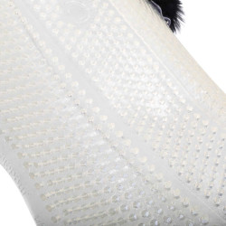 Acavallo Gel NS-S Classic-S vlak uitgesneden schokdemper Transparant / zwart schaap Acavallo Gel NS-S Classic-S vlak uitgesneden schokdemper Transparant / zwart schaap