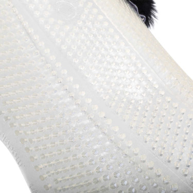Acavallo Gel NS-S Classic-S vlak uitgesneden schokdemper Transparant / zwart schaap Acavallo Gel NS-S Classic-S vlak uitgesneden schokdemper Transparant / zwart schaap