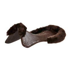 Acavallo Gel NS-S Classic-S vlak uitgesneden schokdemper Bruin / bruin schaap