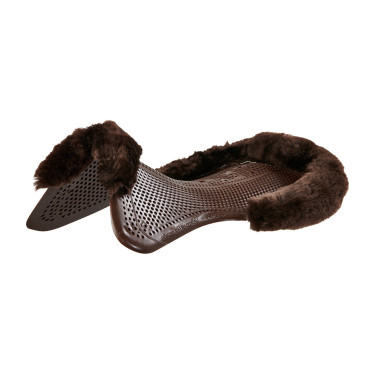 Acavallo Gel NS-S Classic-S vlak uitgesneden schokdemper Bruin / bruin schaap