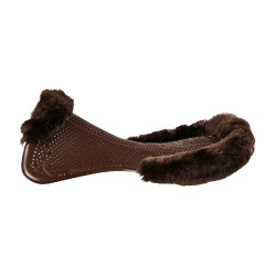 Acavallo Gel NS-S Classic-S vlak uitgesneden schokdemper Bruin / bruin schaap