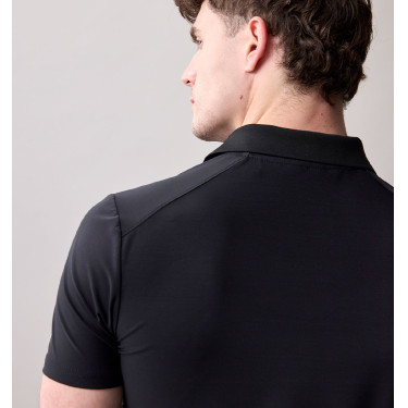 Herenshirt Horseware Mattia met korte mouwen voor training Zwart