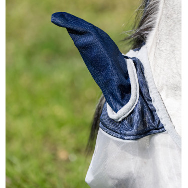 Horseware Shield vliegmasker Marine / zilver Blauw Horseware Shield vliegmasker Marine / zilver Blauw