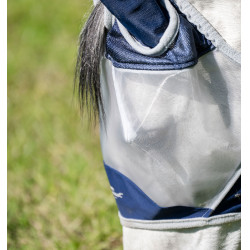 Horseware Shield vliegmasker Marine / zilver Blauw Horseware Shield vliegmasker Marine / zilver Blauw