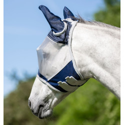 Horseware Shield vliegmasker Marine / zilver Blauw Horseware Shield vliegmasker Marine / zilver Blauw