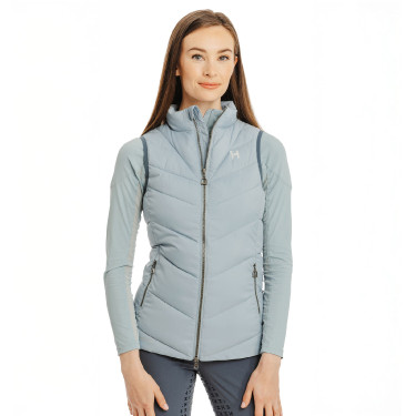 Dames paardrijdbodywarmer Horseware Stride Gemêleerd blauw Dames paardrijdbodywarmer Horseware Stride Gemêleerd blauw