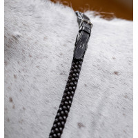 Gevlochten Horseware teugels Zwart