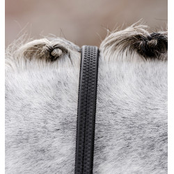 Reins Horseware rubber grip Zwart