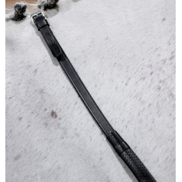 Reins Horseware rubber grip Zwart