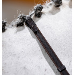Horseware Continental teugels met rubberen grip Zwart Horseware Continental teugels met rubberen grip Zwart