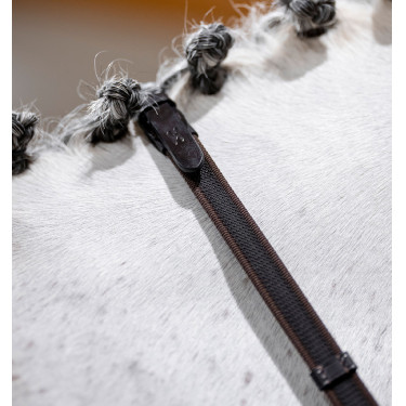Horseware Continental teugels met rubberen grip Zwart Horseware Continental teugels met rubberen grip Zwart