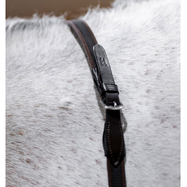 Horseware Continental teugels met rubberen grip Zwart Horseware Continental teugels met rubberen grip Zwart