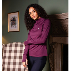 Polo 1/4 rits Horseware winter Strive dames Hemels violet