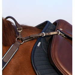 Horseware Micklem borsttuig met martingaal Bruin