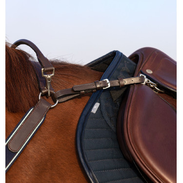 Horseware Micklem borsttuig met martingaal Bruin
