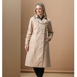Paardenrij trenchcoat Horseware AA Isabella dames Zandkleurig Beige Paardenrij trenchcoat Horseware AA Isabella dames Zandkleurig Beige