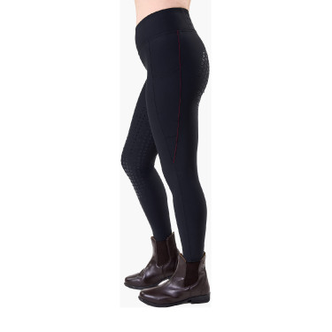 Dames winterlegging Optifit Horseware met full grip Zwart