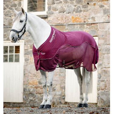 Horseware Signature zweetdeken voor transport Bordeaux Horseware Signature zweetdeken voor transport Bordeaux