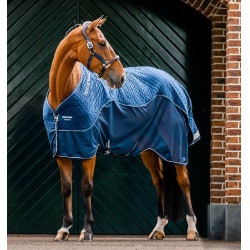 Horseware Signature zweetdeken voor transport Marine Marineblauw