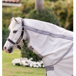 Amigo® Bug Rug Plus anti-vliegen deken voor pony Zilver / titaniumgrijs / zilver